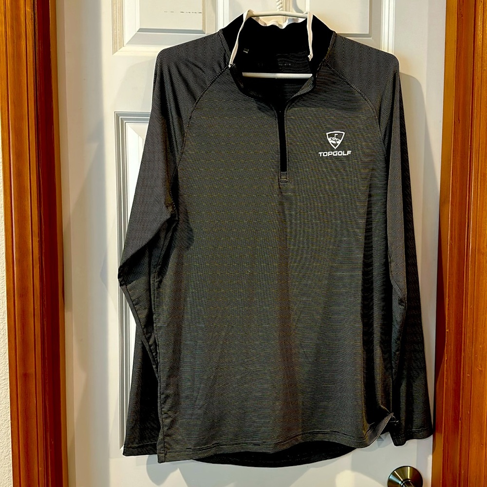 Top golf 1/4 zip up long sleeve shirt